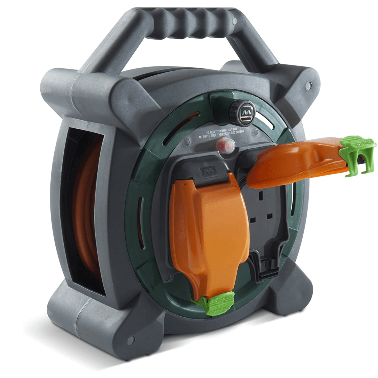 英國 Masterplug HLP2013/2IP-MP Socket 13A 20M 電線拖轆 (雙防水插座)