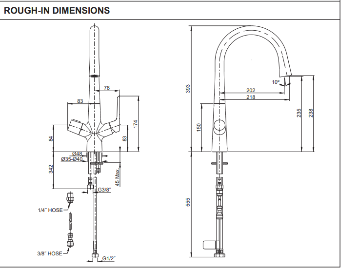 KOHLER K-76372T-4-CP CARAFE 2.0 廚房龍頭-hong-kong