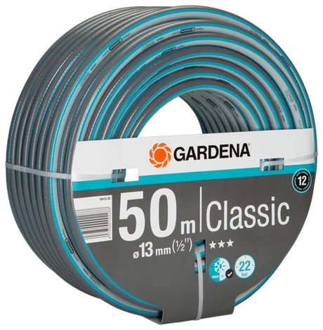 德國 GARDENA 18010-20 Classic Hose 13mm(1/2") 50m 軟喉