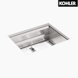 KOHLER K-23650T-NJ-NA PROLIFIC® 23” 下崁式廚房鋅盆 (不含配件)-hong-kong