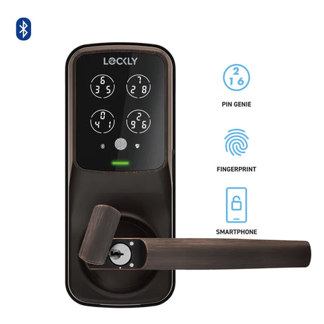 LOCKLY PGD628F Secure Plus 智能電子門鎖 (威尼斯古銅色) (包標準安裝)