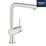 德國 GROHE 32168DC0 Minta L型拉出式廚房龍頭-hong-kong