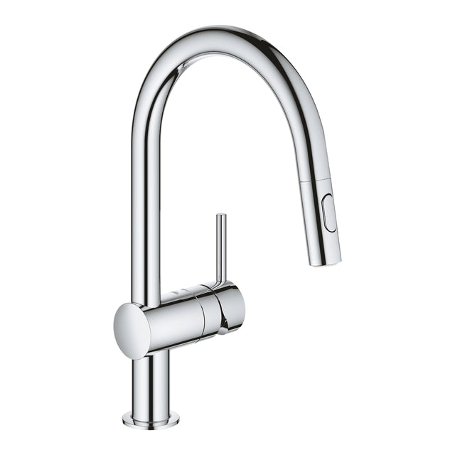 德國 GROHE 32321002 Minta C型拉出式廚房龍頭連花灑噴頭-hong-kong