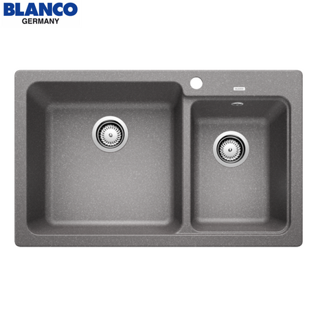 BLANCO 519648 NAYA 8 台上或台下式花崗岩鋅盤 (Alu Metallic色)-hong-kong