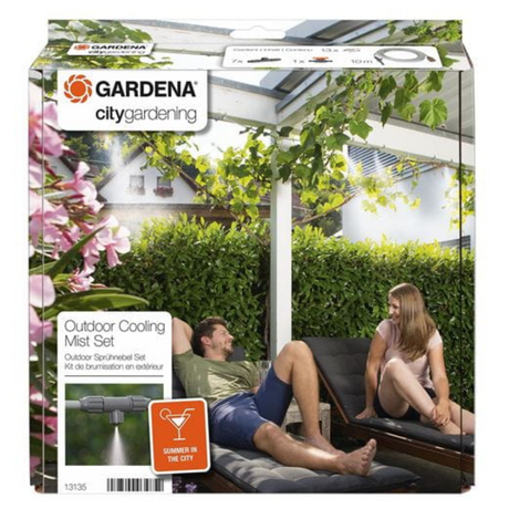 德國 GARDENA 13135-20 city gardening Outdoor Cooling Mist Set 室外冷卻霧套裝-hong-kong