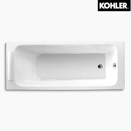 Kohler K-1876T-GR-0 PARALLEL 1.7米鑄鐵浴缸 (含扶手)-hong-kong