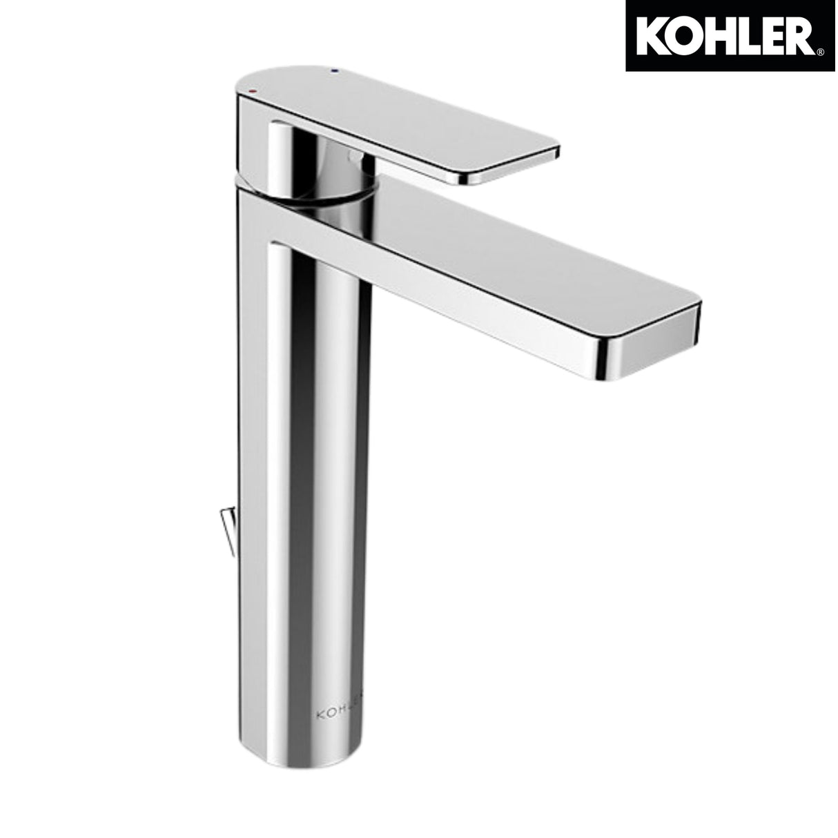 KOHLER K-23475T-4-CP PARALLEL 中高身面盆龍頭 (拋光鍍鉻)-hong-kong