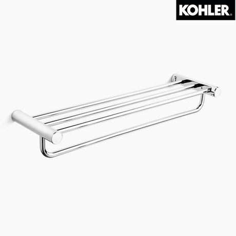 Kohler K-45400T-CP JULY 24"雙層浴巾架-hong-kong