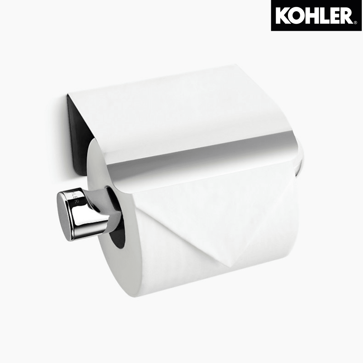 Kohler K-45403T-CP JULY 衛生紙架（帶蓋板）-hong-kong