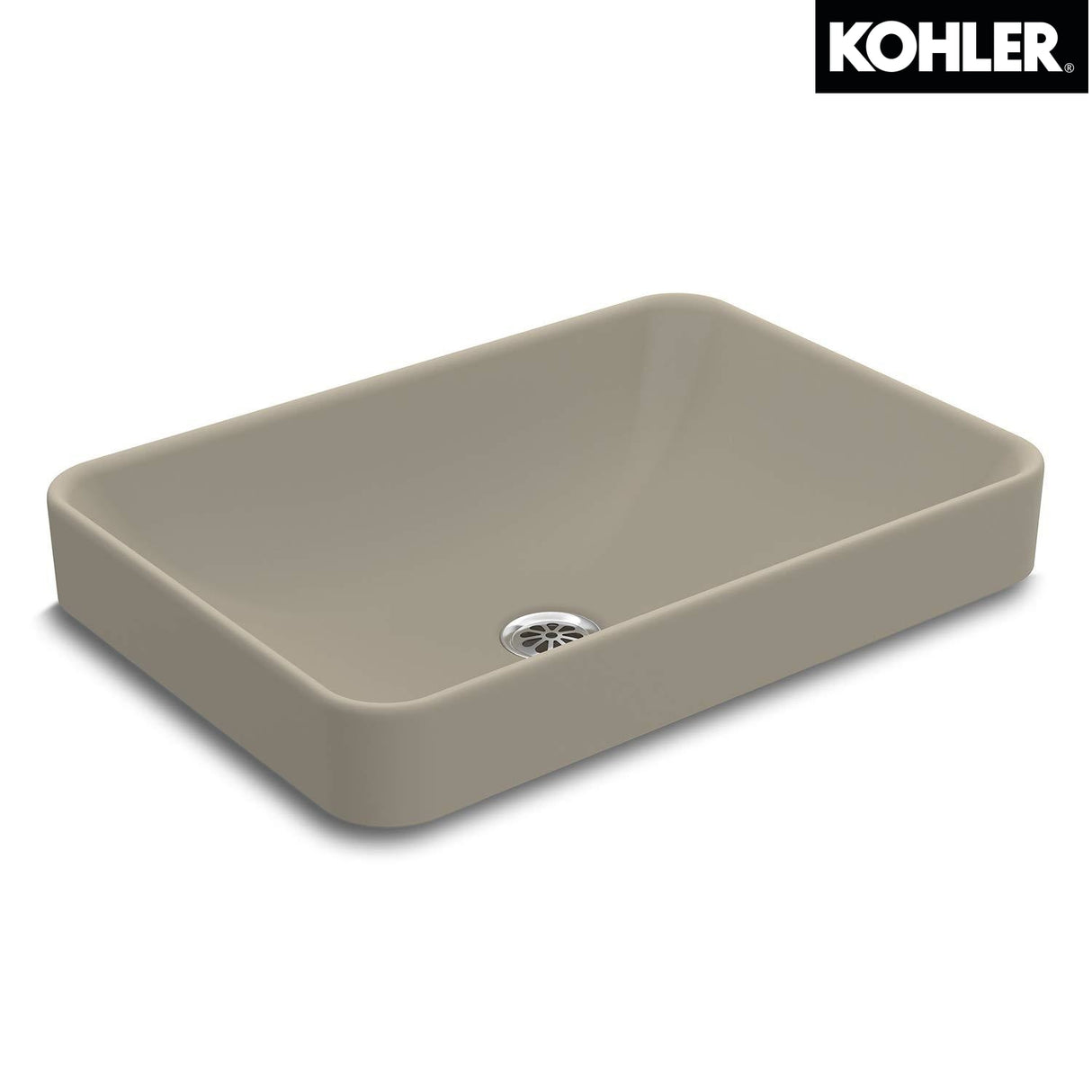 Kohler K-5373IN-HT1 FOREFRONT 長方形檯上式面盆 (松露色)-hong-kong