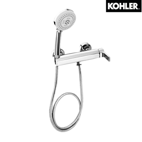 Kohler K-72669K-4-CP SINGULIER 掛牆式淋浴龍頭 (包括多功能手持花灑及插座)-hong-kong