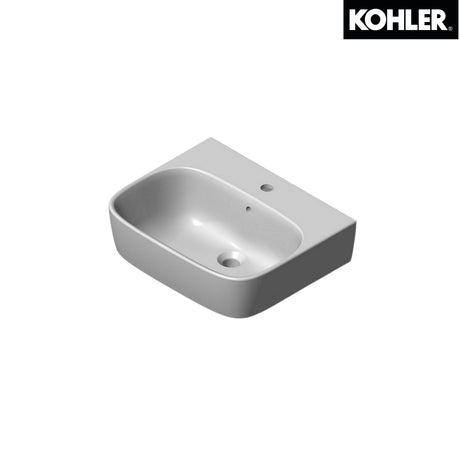 Kohler K-77767K-0/K-77767K-1/8-0 MODERN LIFE 掛牆式浴室面盆（單龍頭孔）-hong-kong