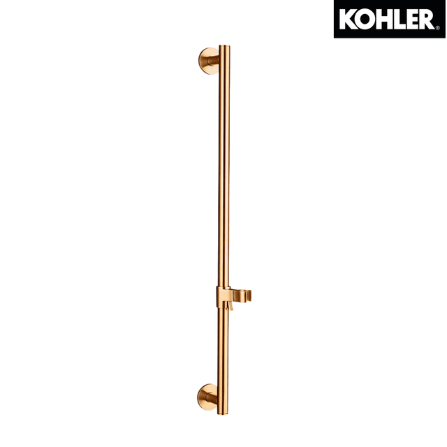 Kohler K-8524T-RGD 80CM 高度可調花灑支架 (玫瑰金色)-hong-kong