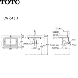 TOTO LW643JW/F 台上面盆 584x384x100mm-hong-kong