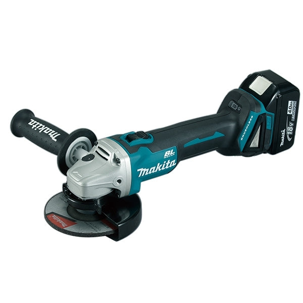 Makita DGA504RTE 充電式角向磨光機115毫米(側開關)(鋰18V)(4.0Ah電池)-hong-kong