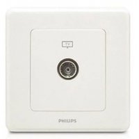 Philips Switches 單位電視天線主板插座, 75Ω, 5-860MHz (白色) ORITVSK-hong-kong