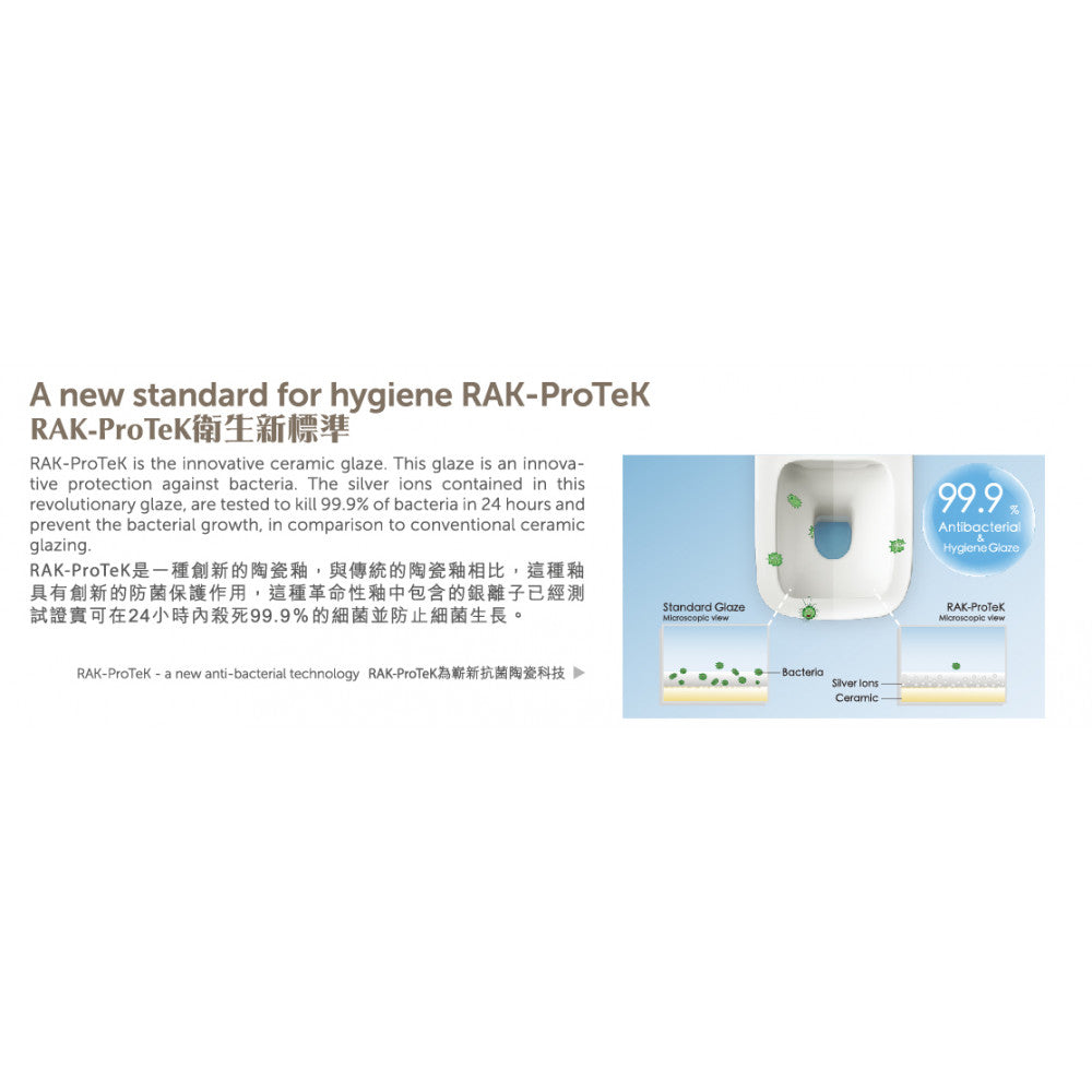 RAK Ceramics COMPACT ProTek 61cm 分體座廁配油壓廁板 (銀離子滅毒)-hong-kong