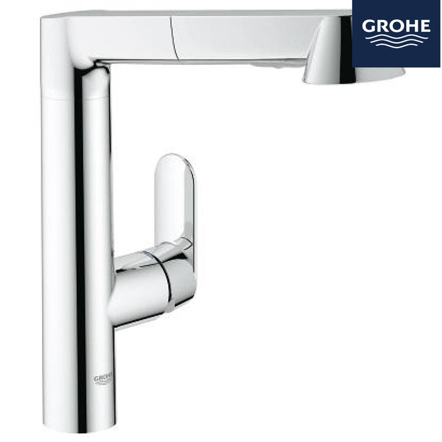 德國 GROHE K7 32176 廚盆龍頭連可拉出式花灑噴咀-hong-kong